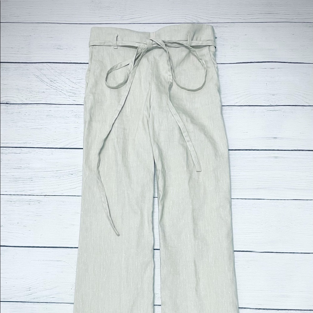 Ann Taylor Petite Beige Linen Lounge Pants xs